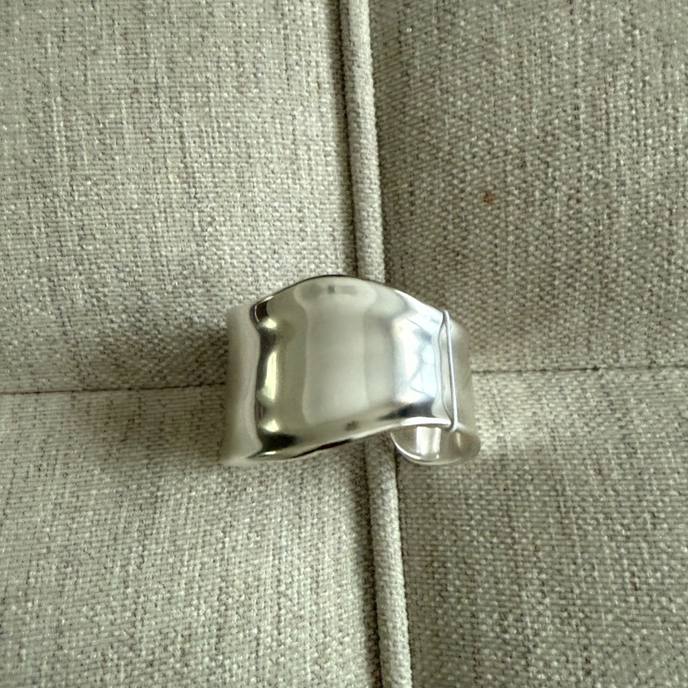 Madewell Silver Cuff Bracelet